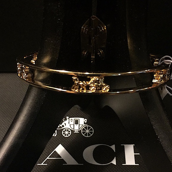 COACH - HORSE & CARRIAGE BANGLE (NWT) - Picture 5 of 11